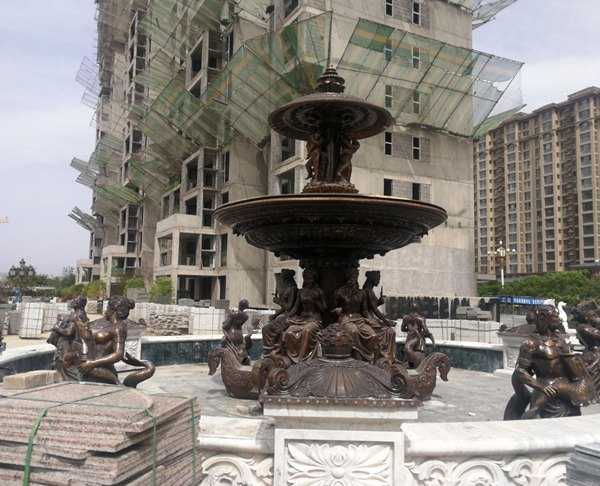 景觀雕塑定制，大型銅雕塑工廠