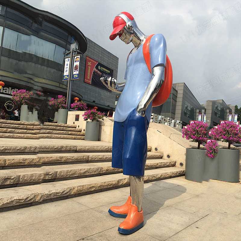 不銹鋼人物雕塑，不銹鋼雕塑工廠