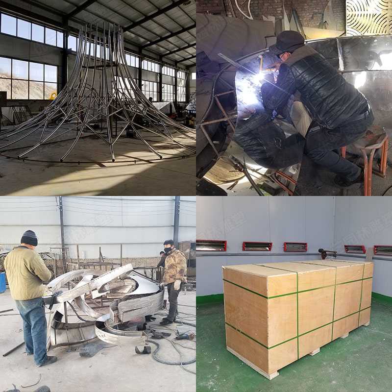 不銹鋼雕塑廠家，景觀雕塑定制